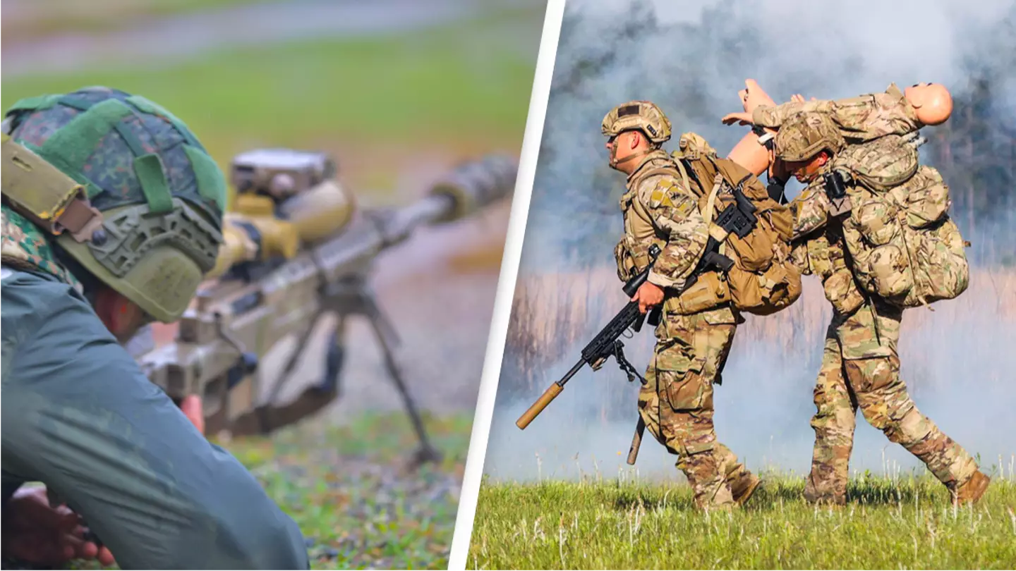 The final test that recruits have to pass at the US Army's prestigious 'sniper school'