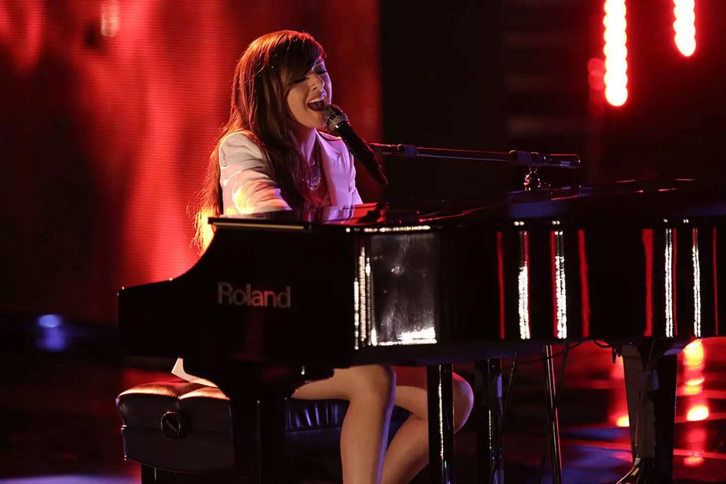 Christina Grimmie finished third in season six of The Voice (Tyler Golden/NBCU Photo Bank/NBCUniversal via Getty Images via Getty Images)