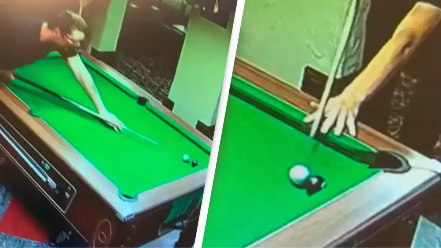 People stunned by winning pool shot that 'doesn't make sense'