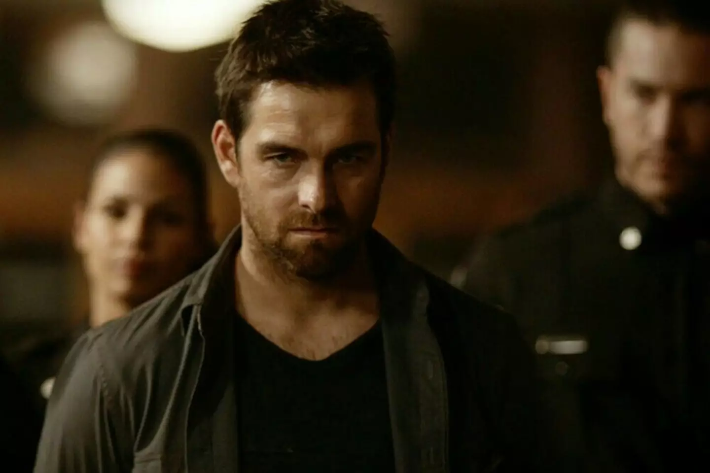 Starr somehow looks exactly the same, but also completely different. (Cinemax)