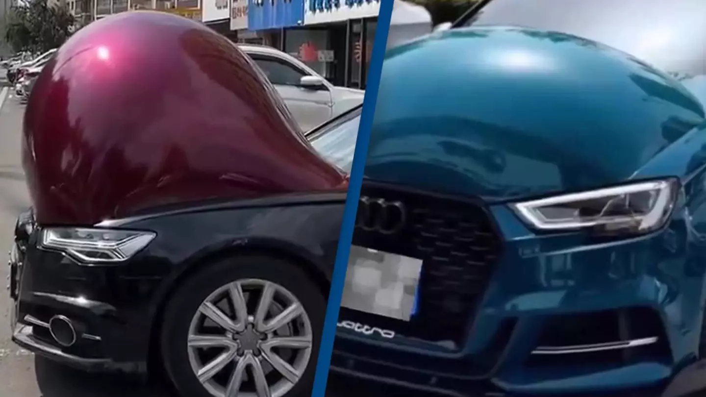 'Pregnant' cars look like they're about to pop as extreme temperatures cause issues