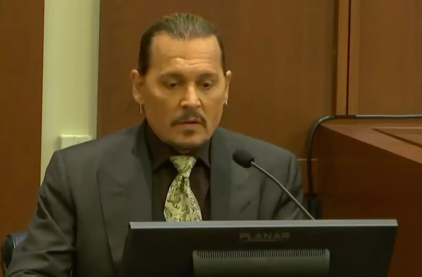 Johnny Depp took to the stand today.