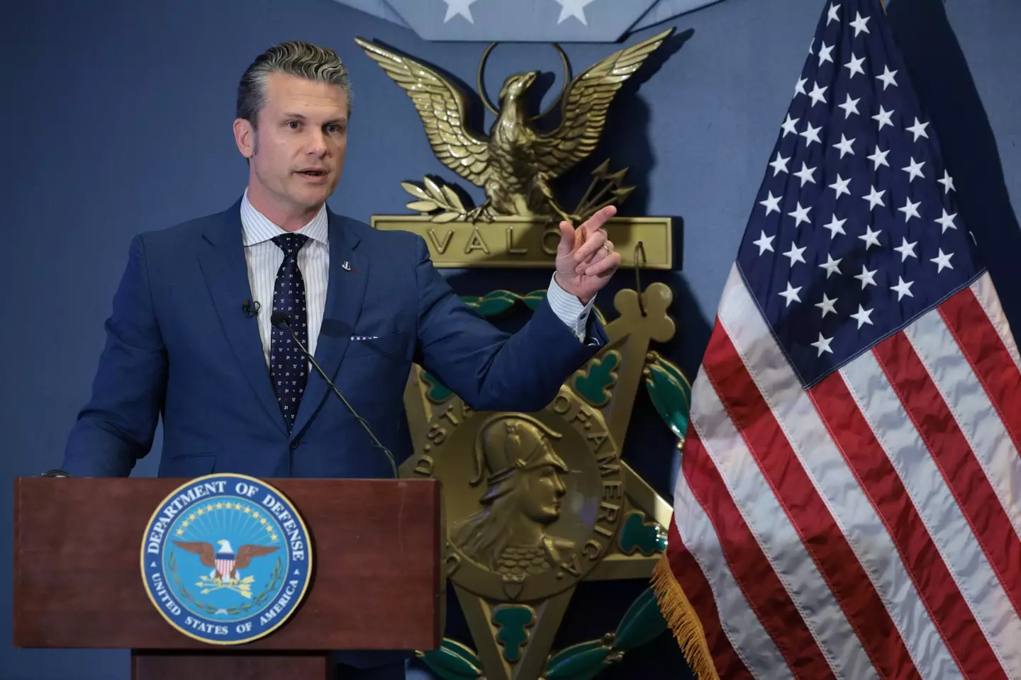 Pete Hegseth is Donald Trump's defense secretary (Alex Wong/Getty Images)
