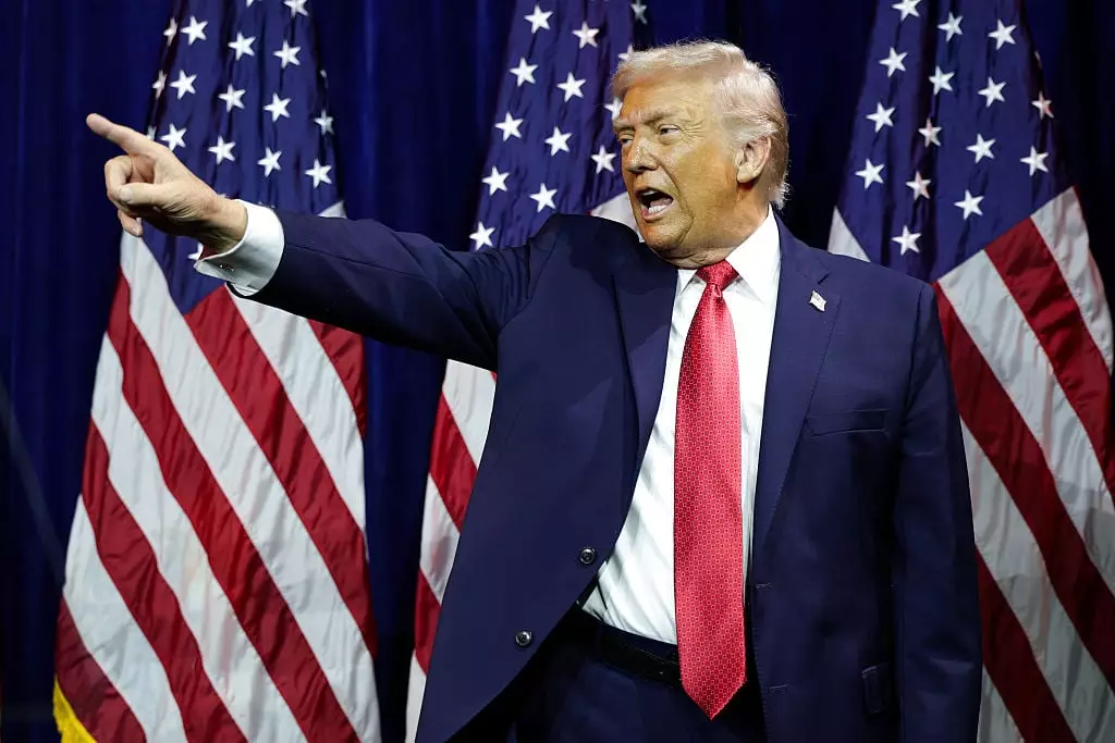 President Donald Trump conceded that his own wife, First Lady Melania Trump, 'hates' his dancing (Alex Wong/Getty Images)