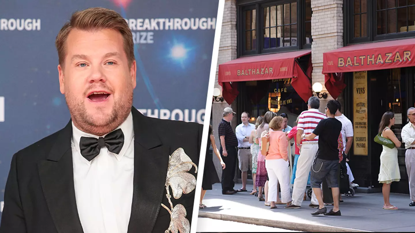 James Corden finally responds after restaurant owner called him a 'tiny cretin of a man'