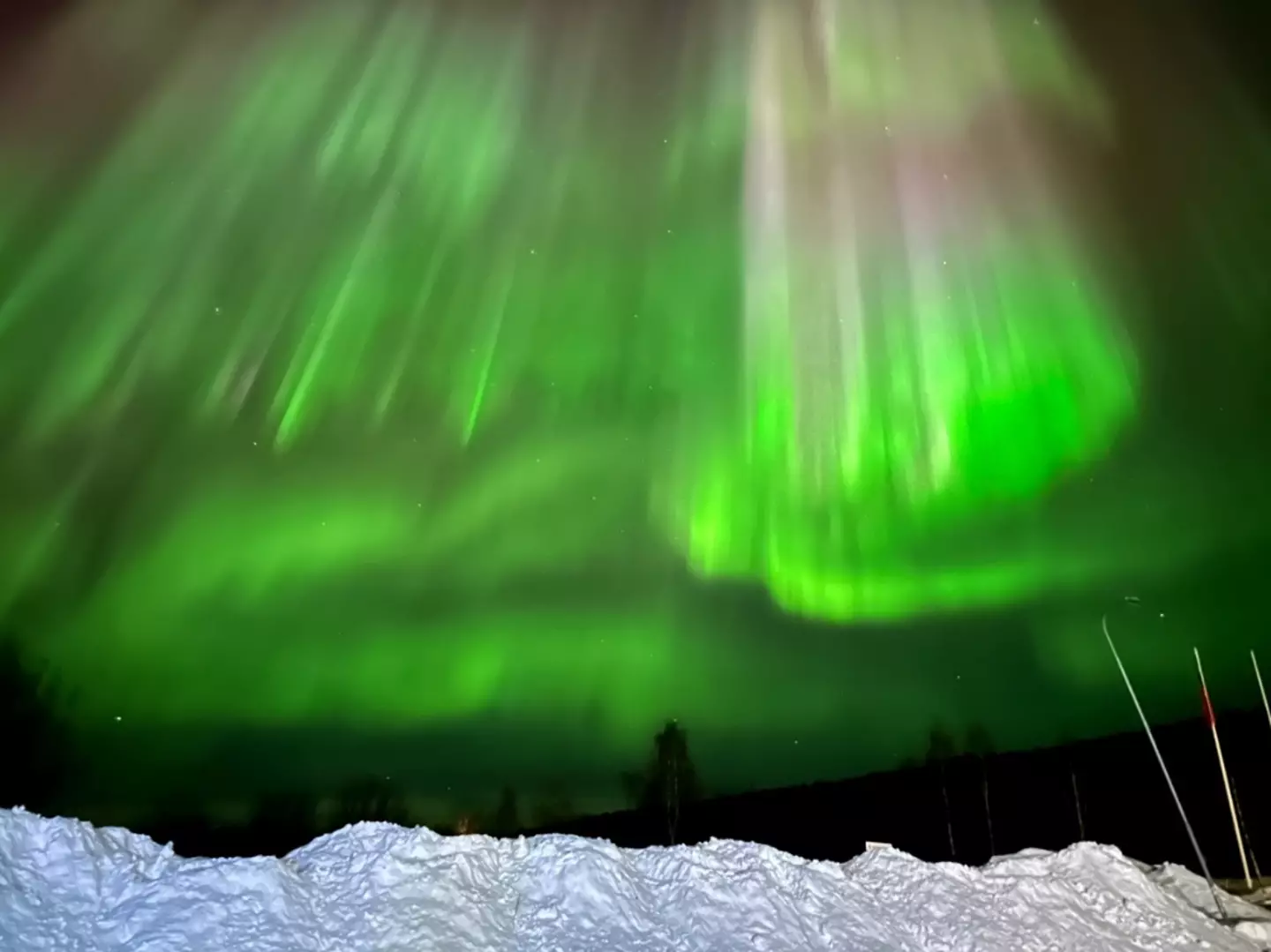 The Northern Lights were seen in Arizona three months ago.