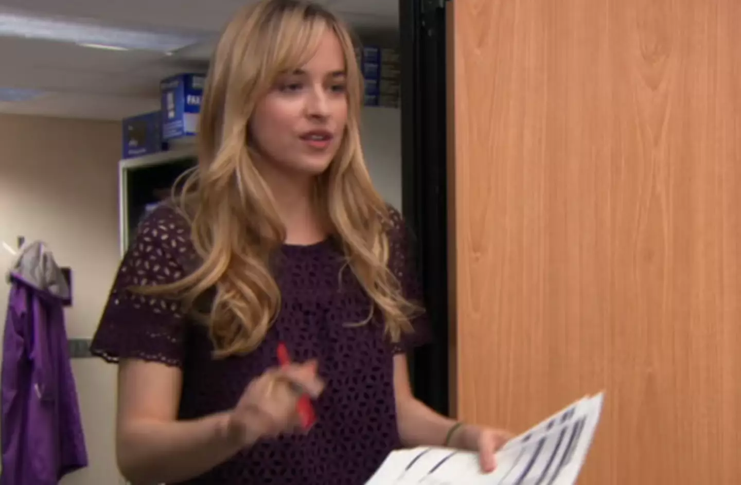 Johnson made a cameo in The Office.