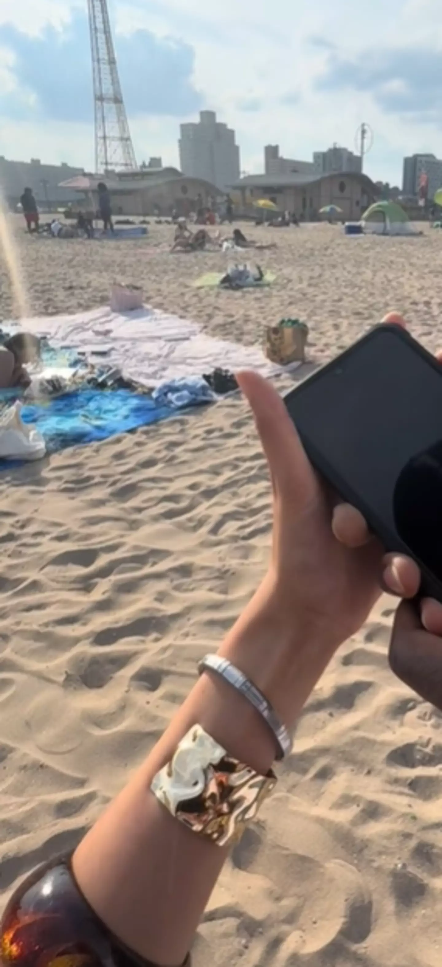 She wasn't playing around when she asked him to delete her photos. TikTok/ @msheavenonearthh