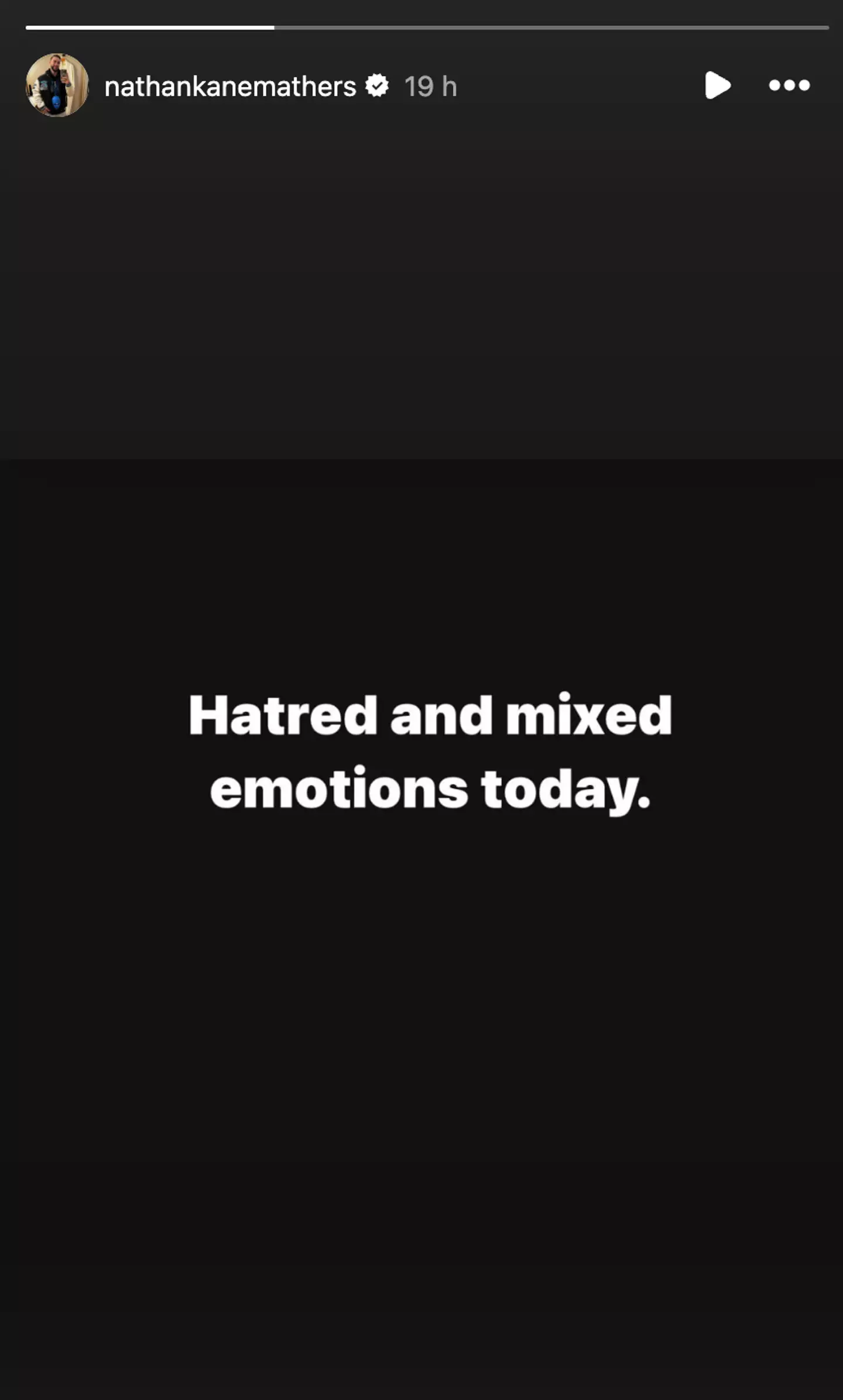 Nate seemingly addressed his mom's death on Instagram (nathankanemathers/Instagram)