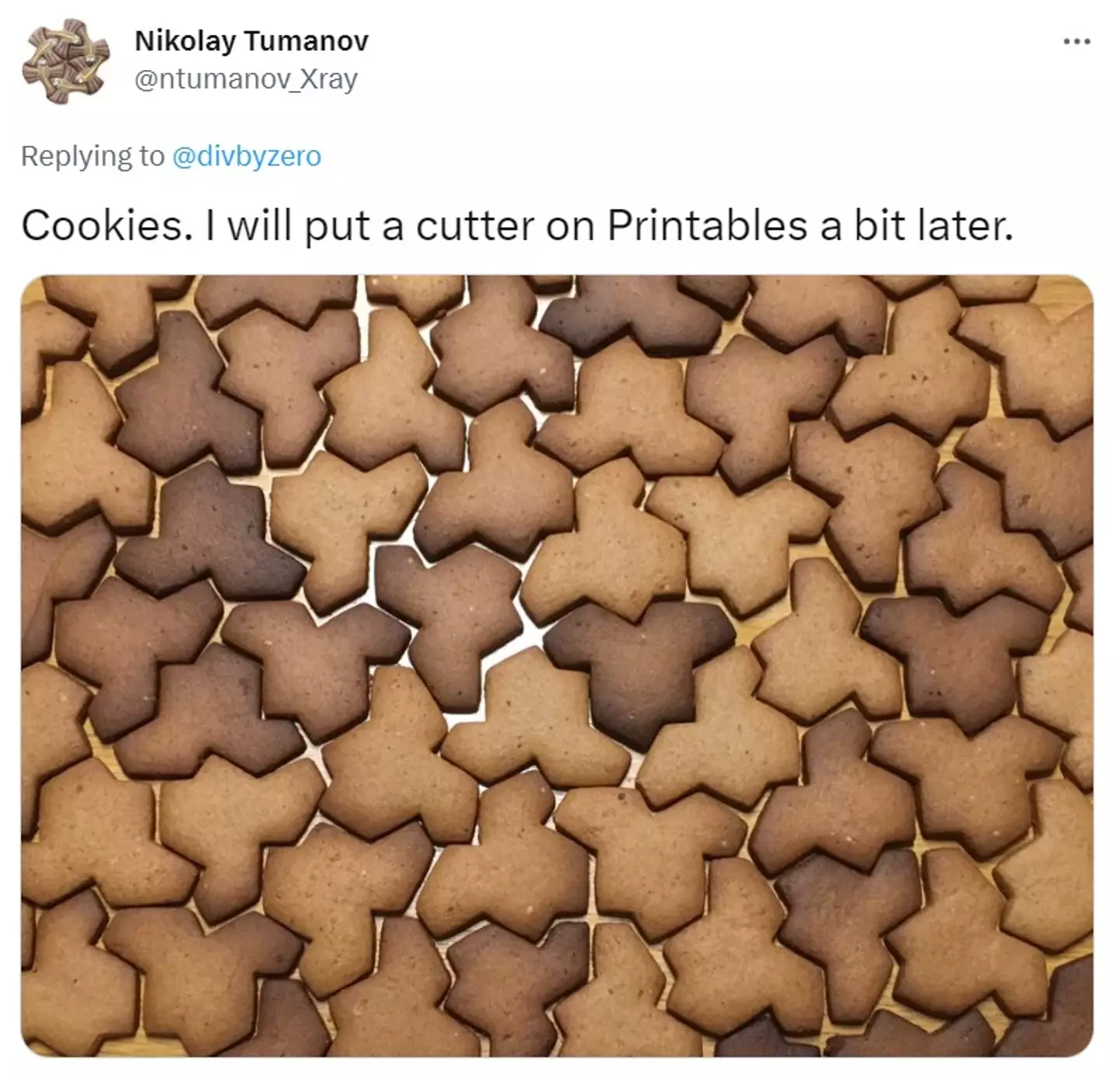 'The Hat' in deliciously edible biscuit form.