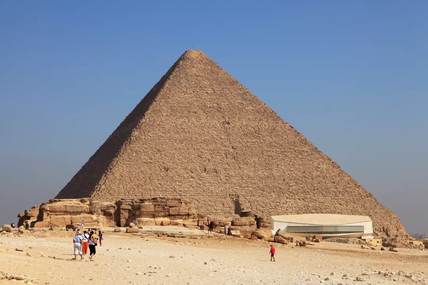 The Great Pyramid of Khufu.