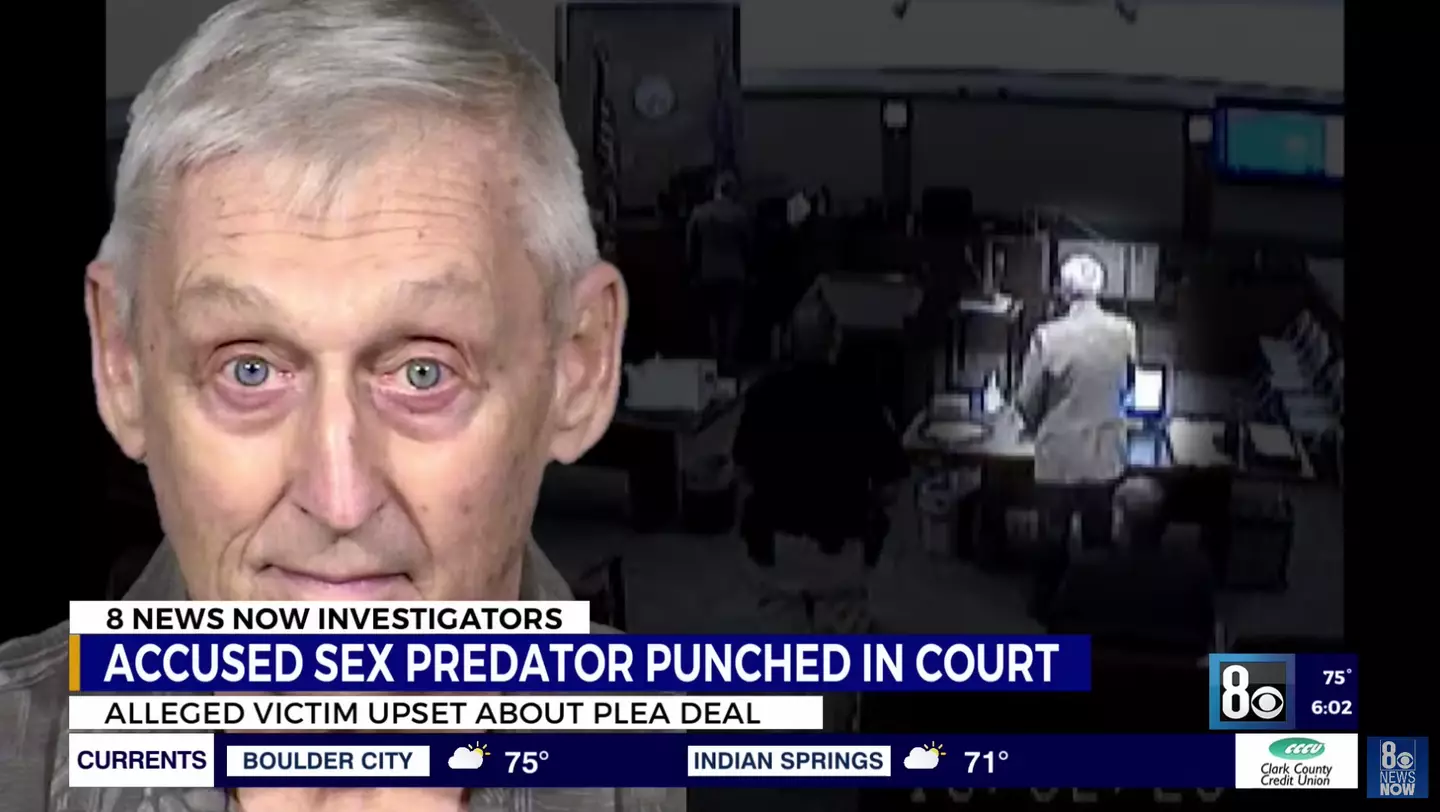 Richard Gross was punched by his victim.