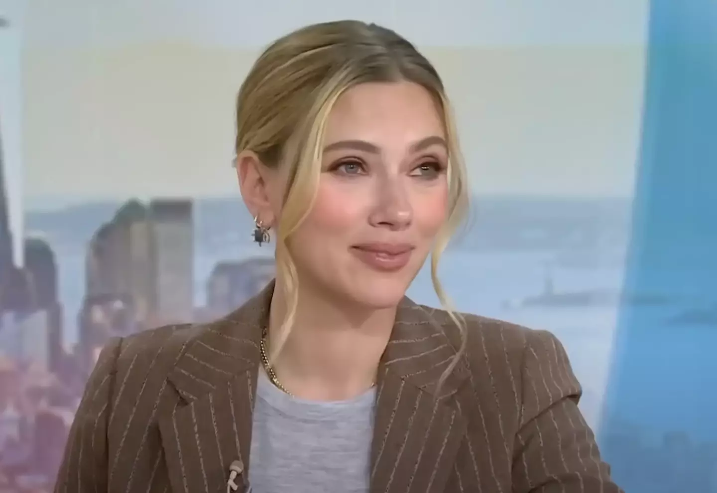 Luckily Johansson saw the funny side of things (NBC)