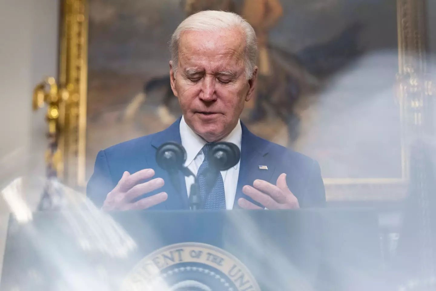 President Joe Biden addressed the nation following the tragedy in Texas.