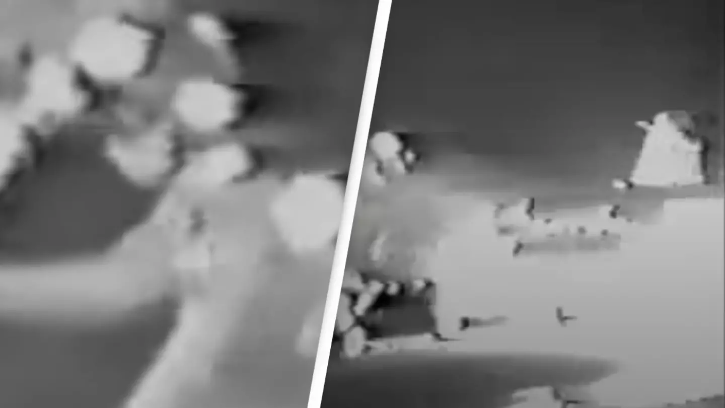 Terrifying footage shows Navy sailor getting sucked into jet and miraculously surviving