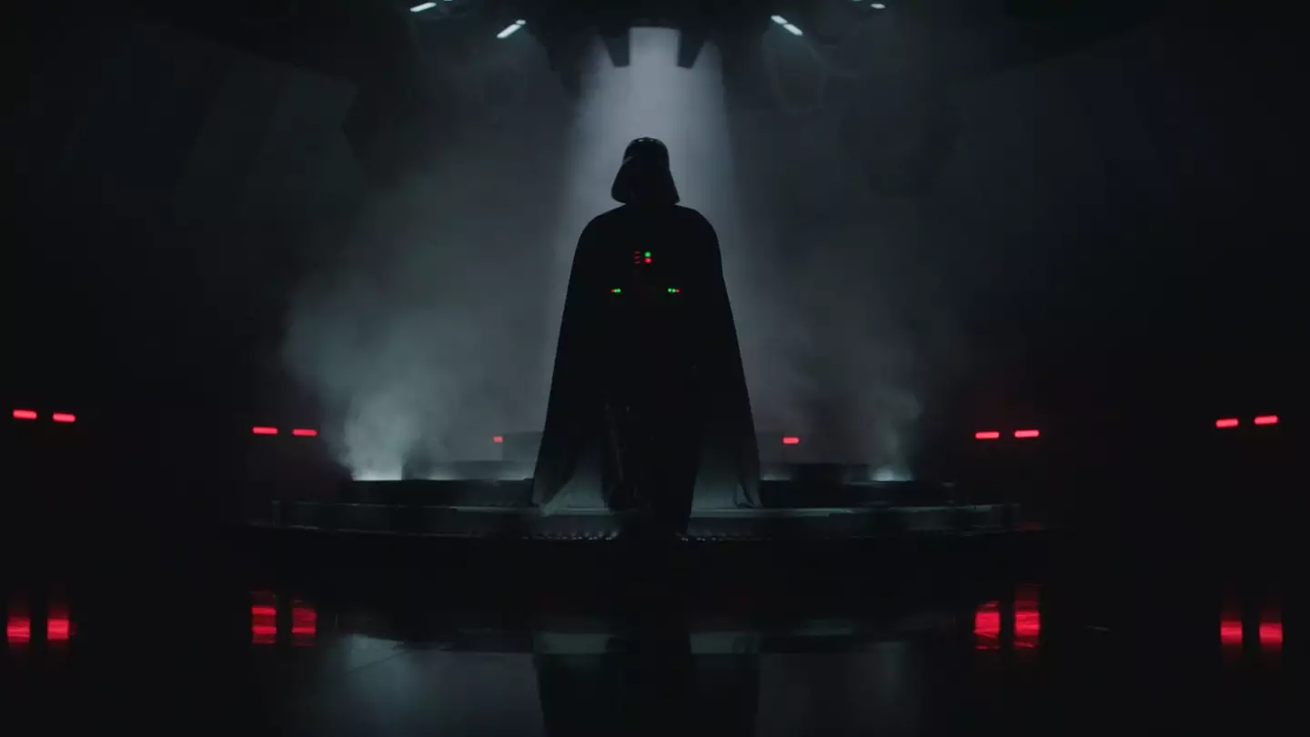 We see Obi-Wan finally separate Darth Vader and Anakin.