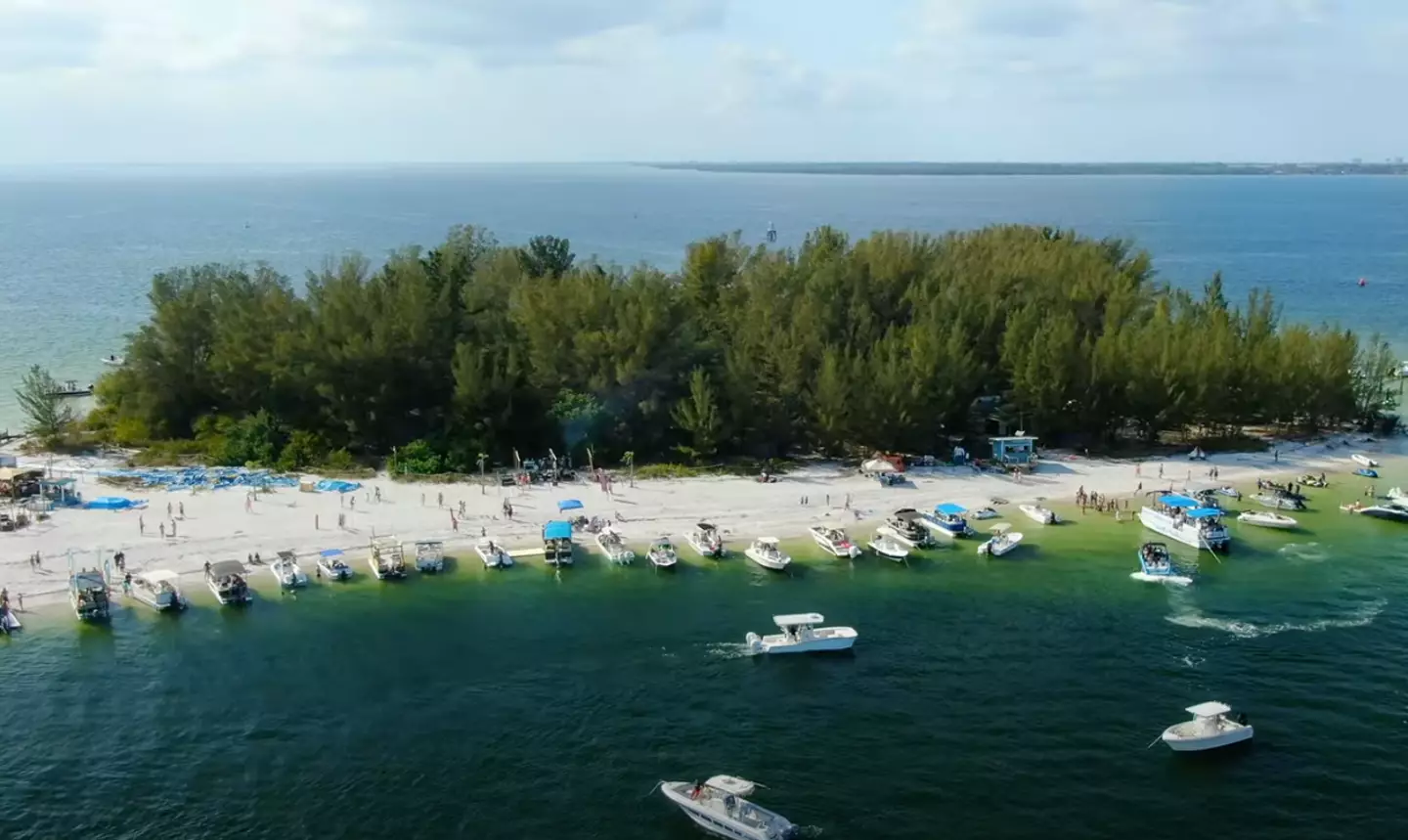 An overhead view of Pine Key Island (YouTube/Paul Balzano)