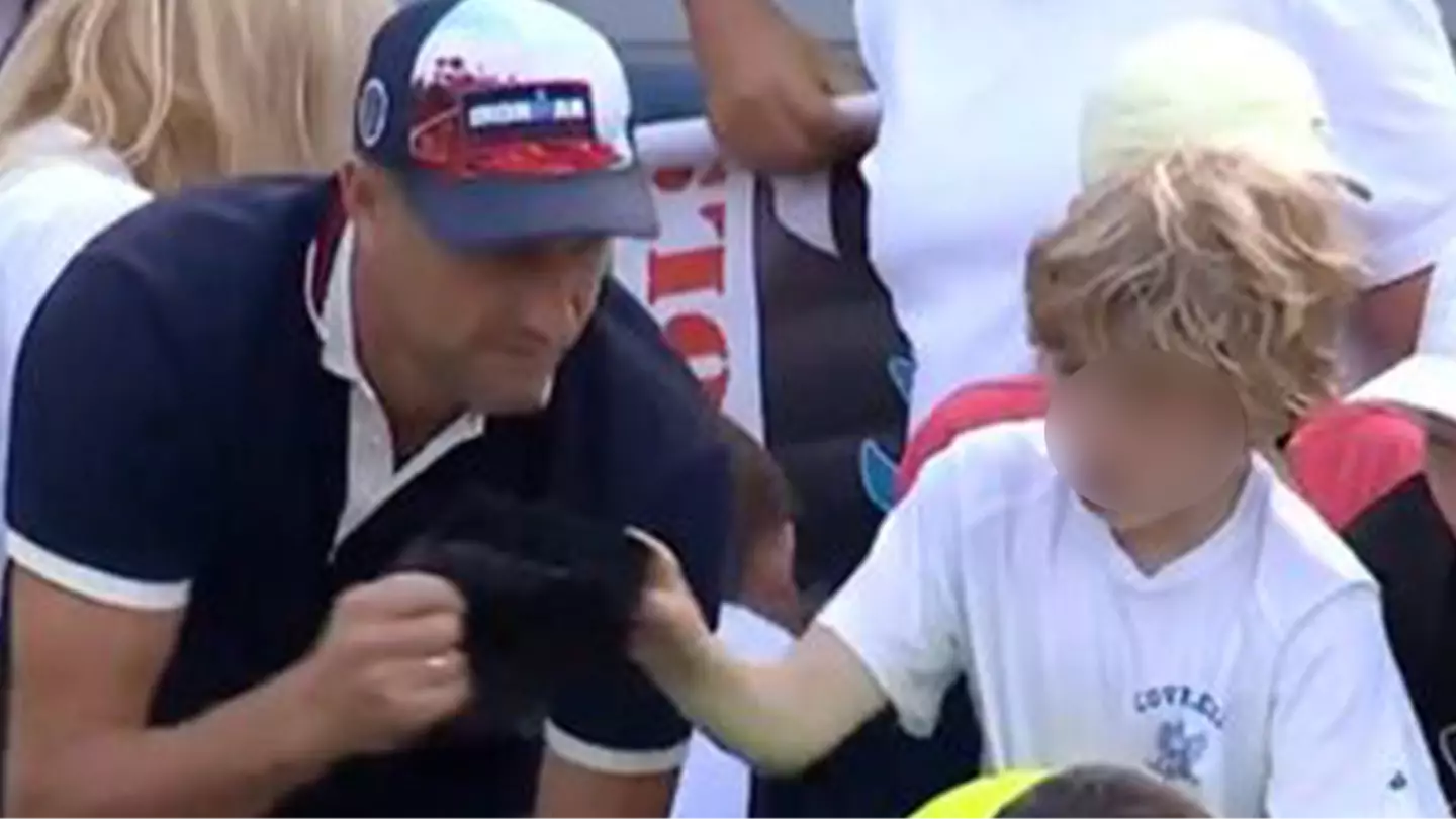 CEO issues new update after being caught live on TV doing controversial act to child