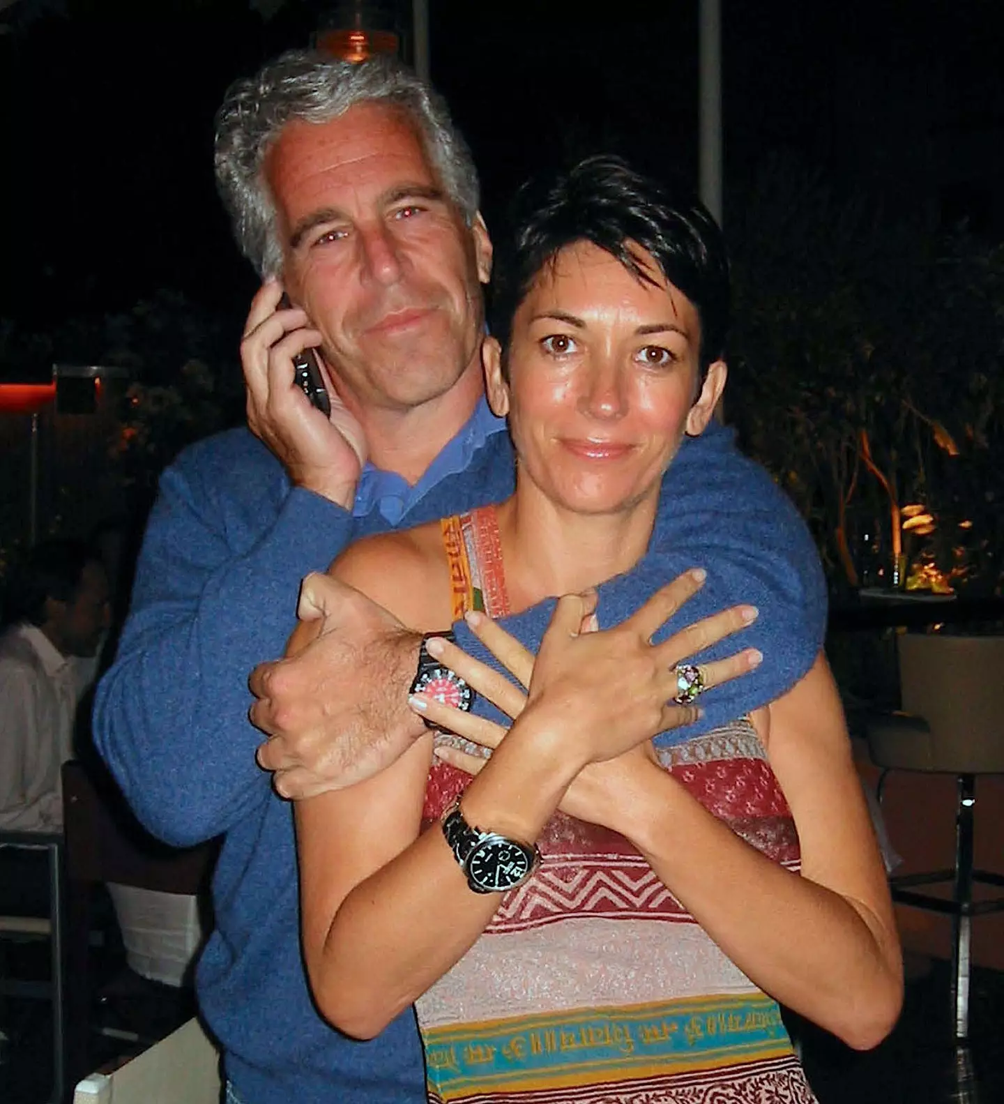 Ghislaine Maxwell with Jeffery Epstein. (Alamy)
