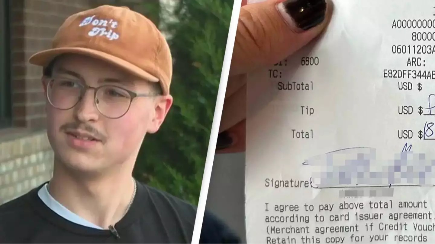 Gay server left sickening note and tip by hateful guest at restaurant