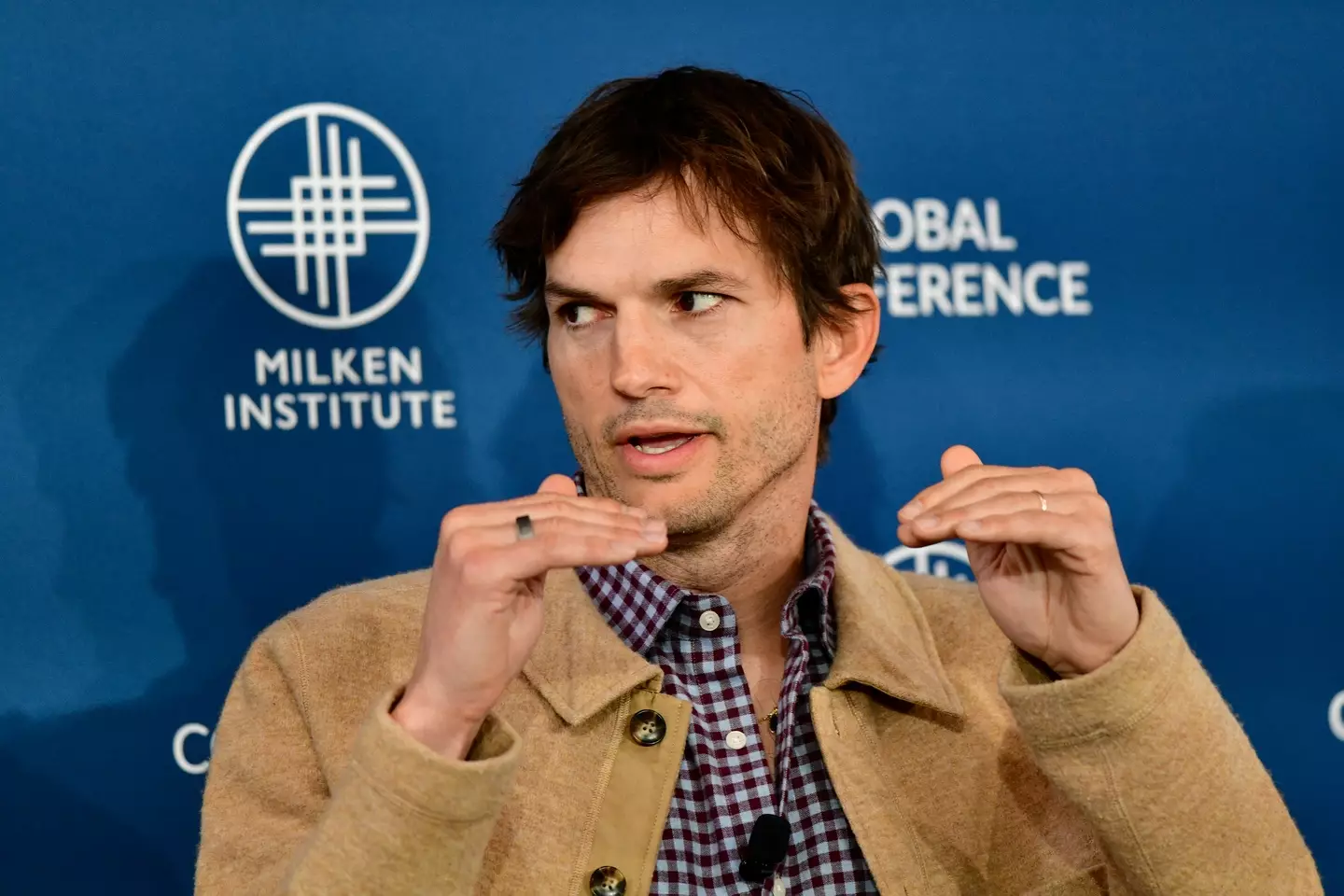 Ashton Kutcher was a topic of conversation.