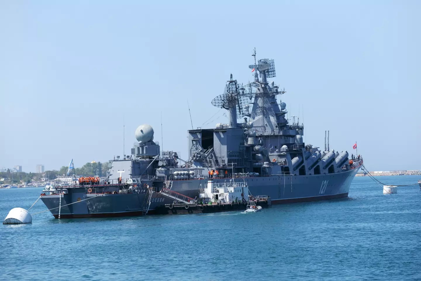 It was reported on Wednesday that the Moskva, Russia’s largest warship, has been hit by Ukrainian forces.