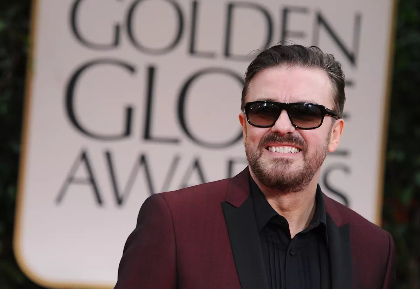Ricky Gervais took shots at numerous celebrities in his monologues.