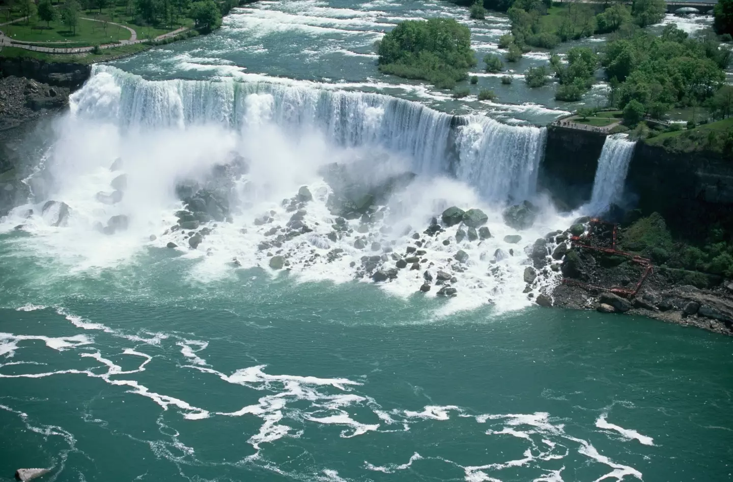 It's not Niagara Falls.