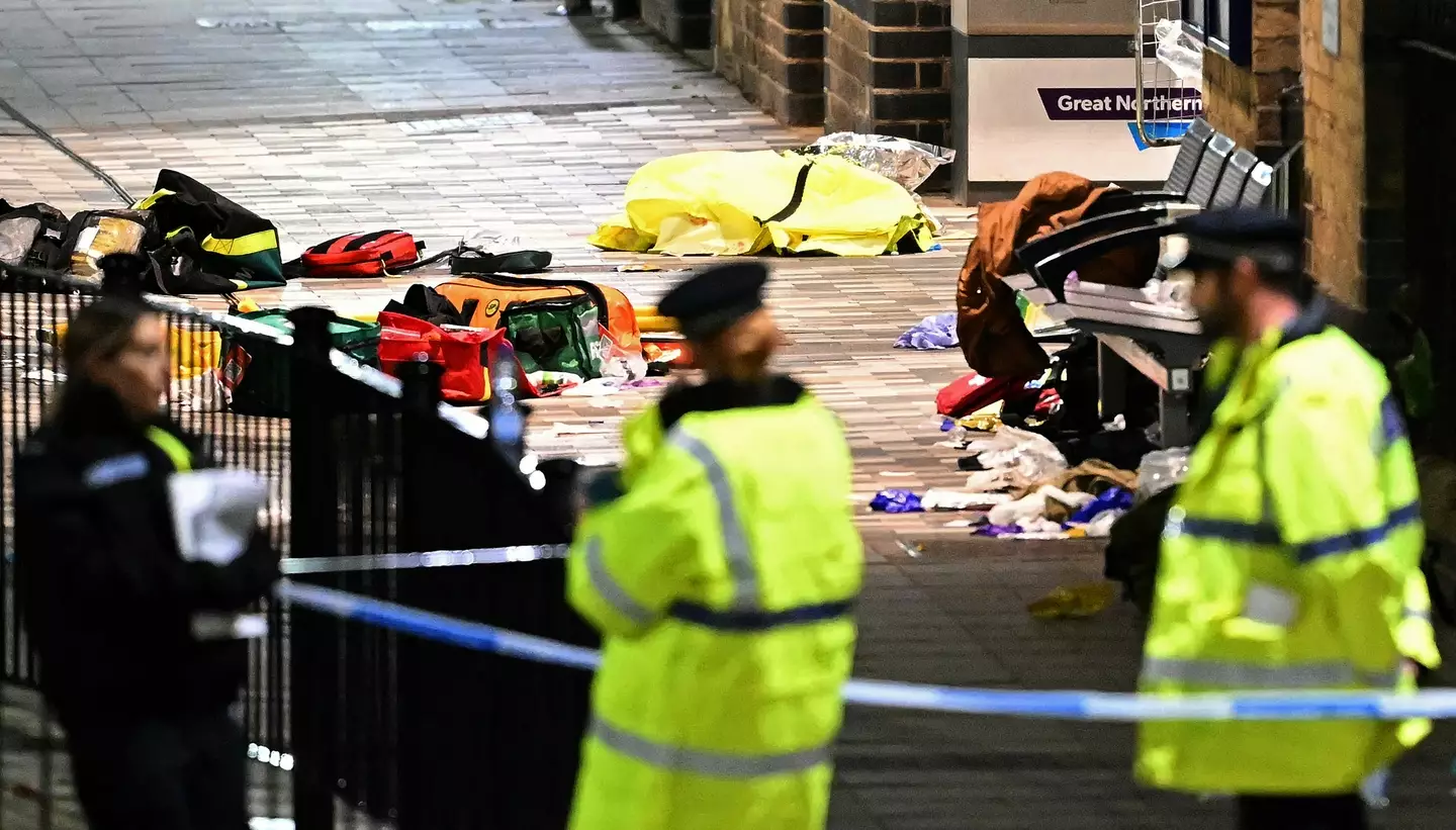 Two people remain in a critical condition (JUSTIN TALLIS/AFP via Getty Images)