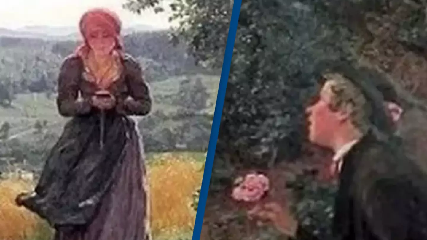 Expert finally reveals truth behind 160-year-old painting of 'time traveler' using an 'iPhone'