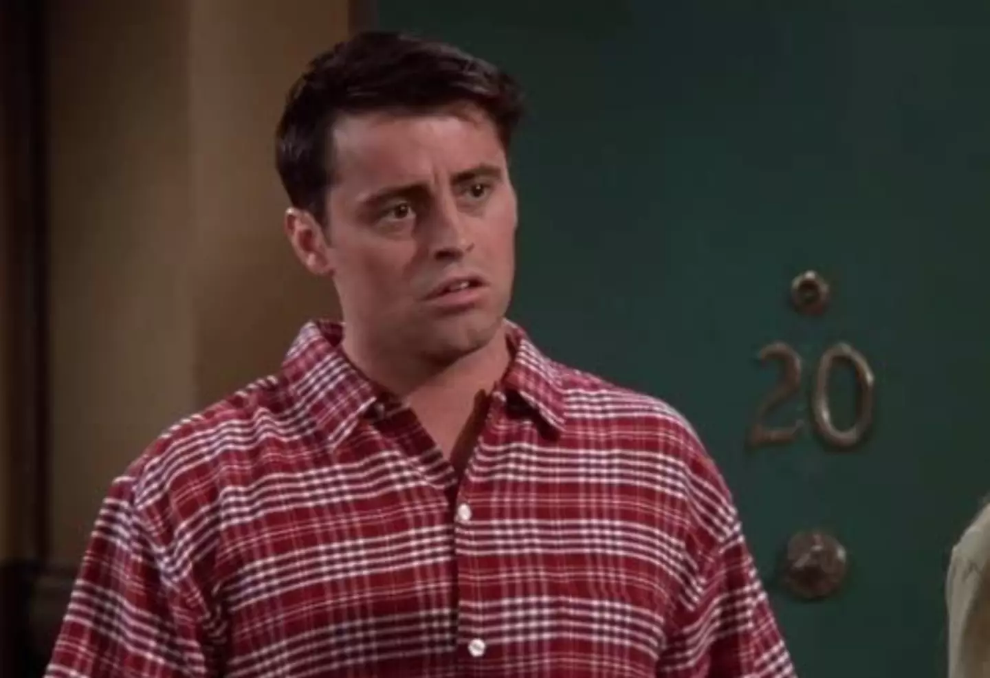 Matt LeBlanc as Joey in an episode of hit American sitcom Friends.