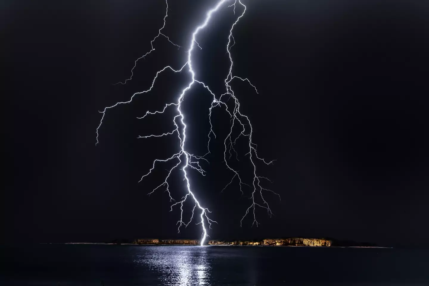 Every 1 in 12,000 people is likely to get struck by lightning.