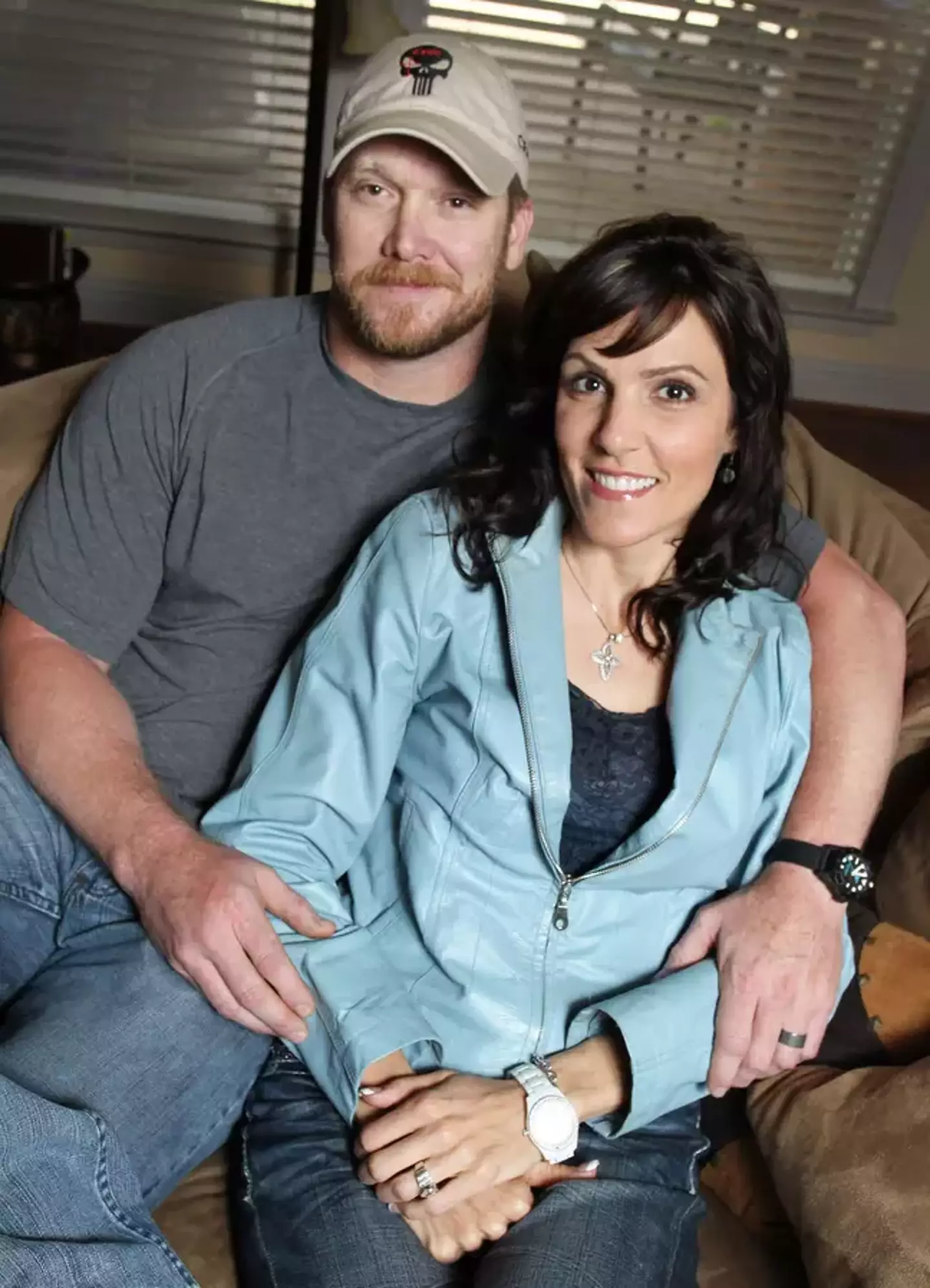 Kyle and his wife Taya, who gave emotional testimony to court after his death.