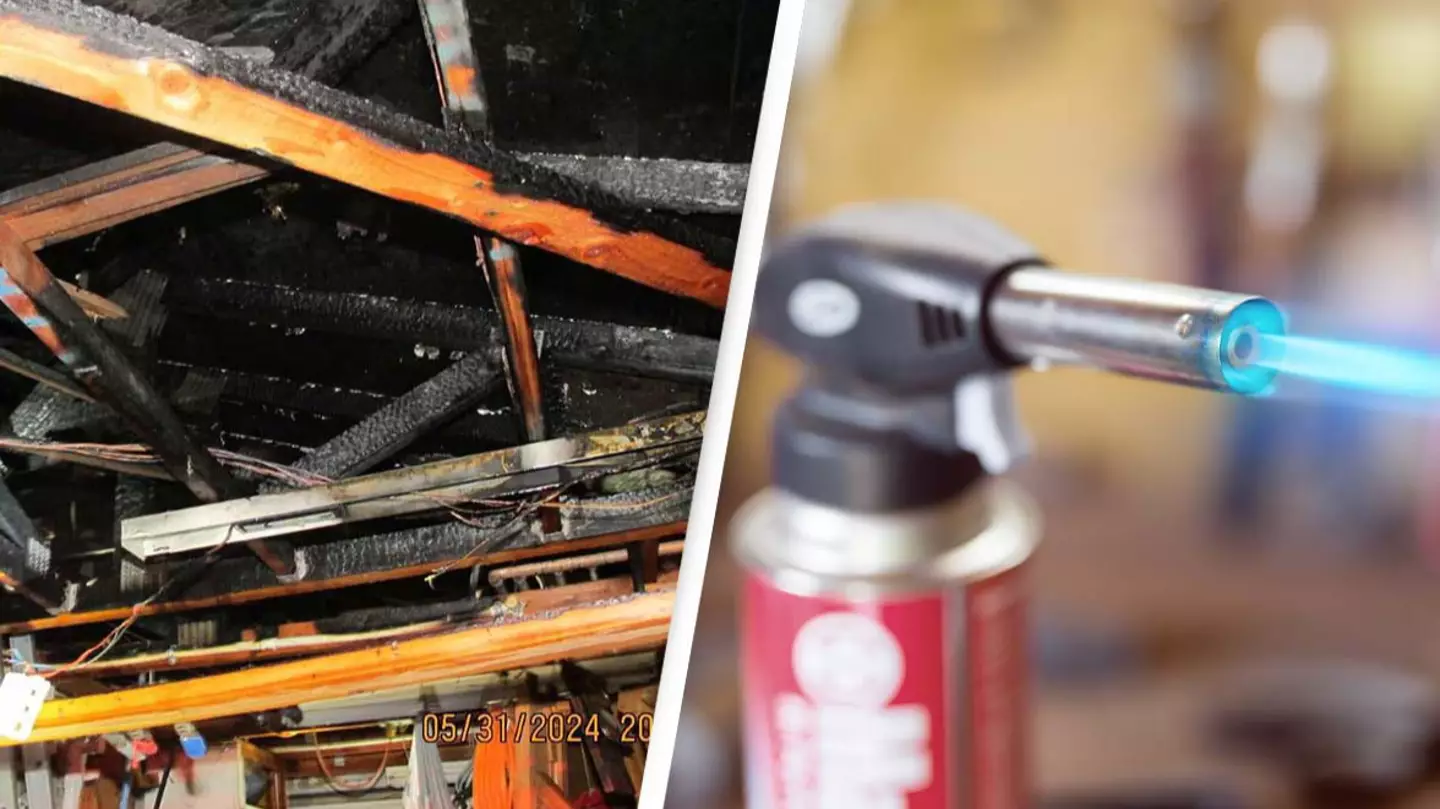 Man starts massive house fire after trying to kill spider with torch