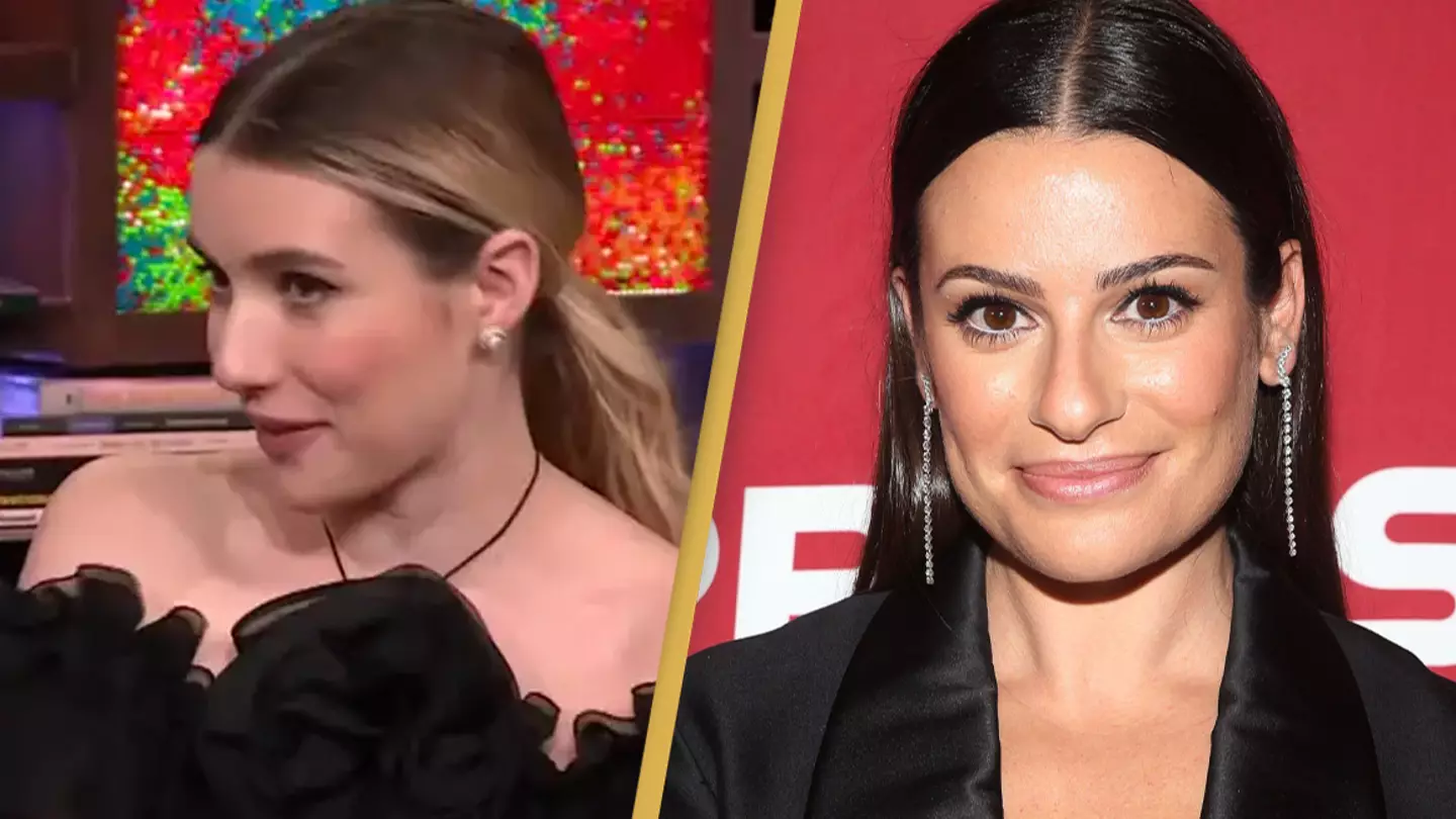 Emma Roberts has awkward response when she's asked if it's true Lea Michele can't read