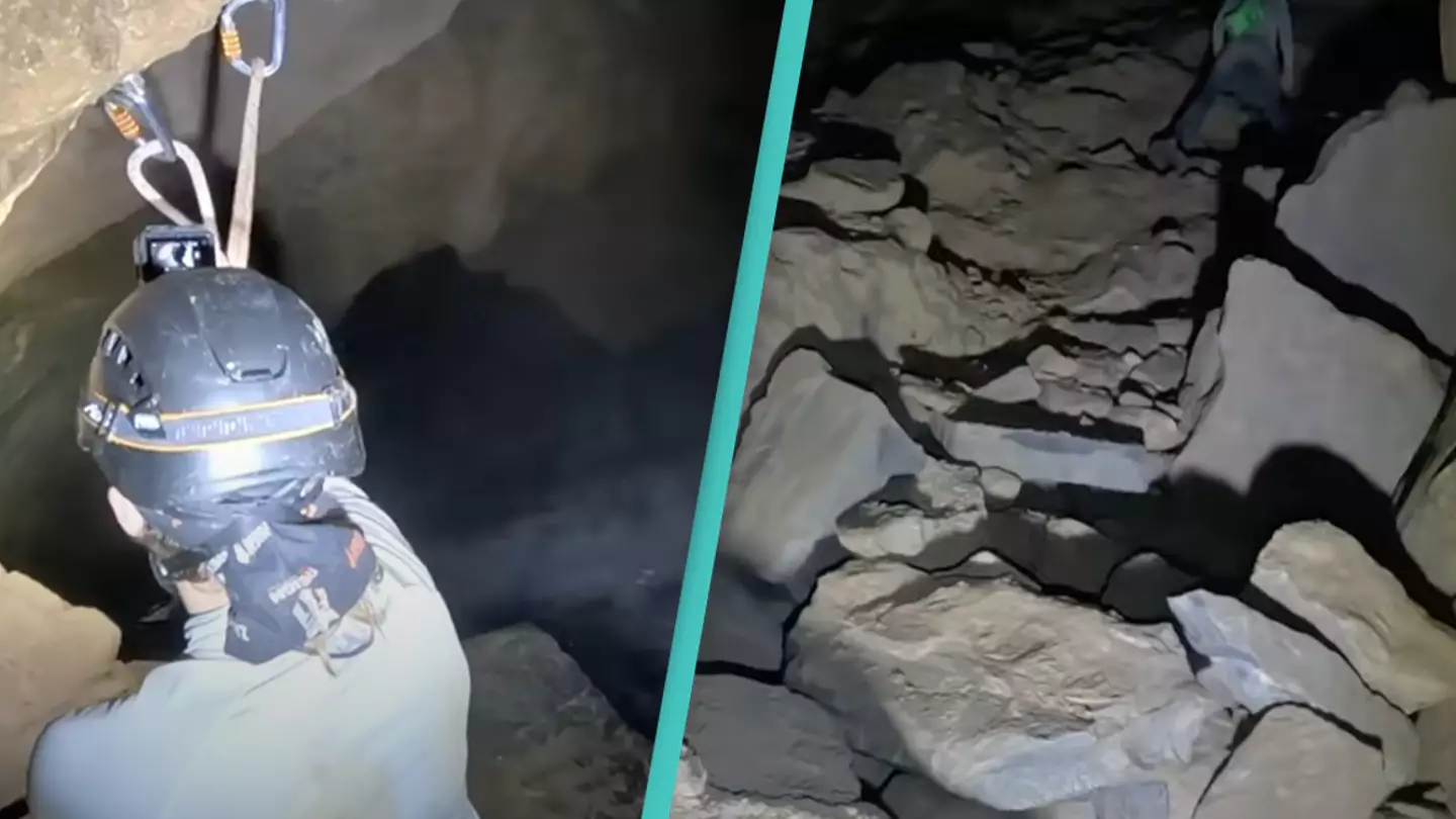 Explorers capture footage from the ‘staircase to Hell' and it’s leaving people on edge