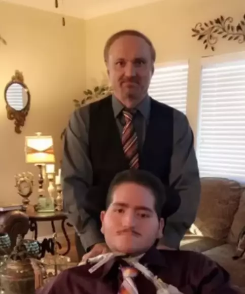 Maher was described by his son as 'the one who keeps me alive when I'm at my weakest' (ABC News)