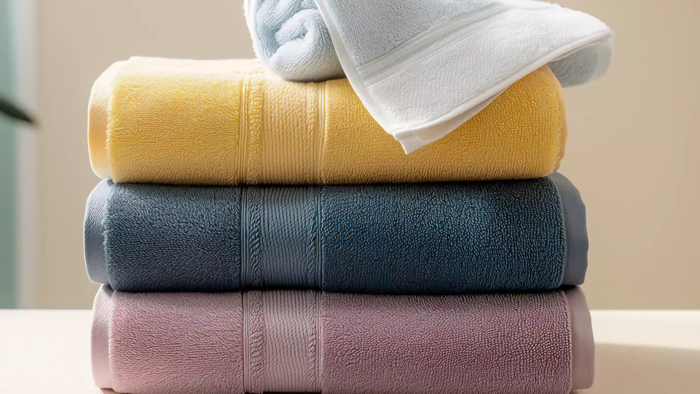 People are mind-blown over debate about the purpose behind lines on a towel
