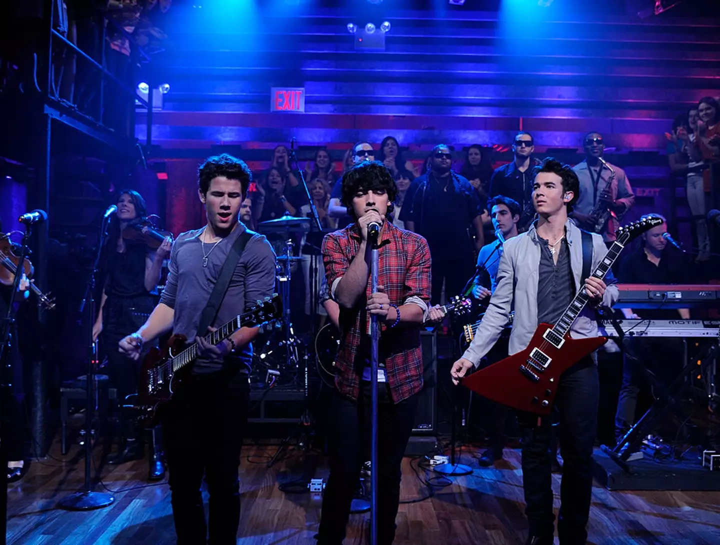 The brothers didn't find it so funny in 2009 (Dana Edelson/NBCU Photo Bank/NBCUniversal via Getty Images)