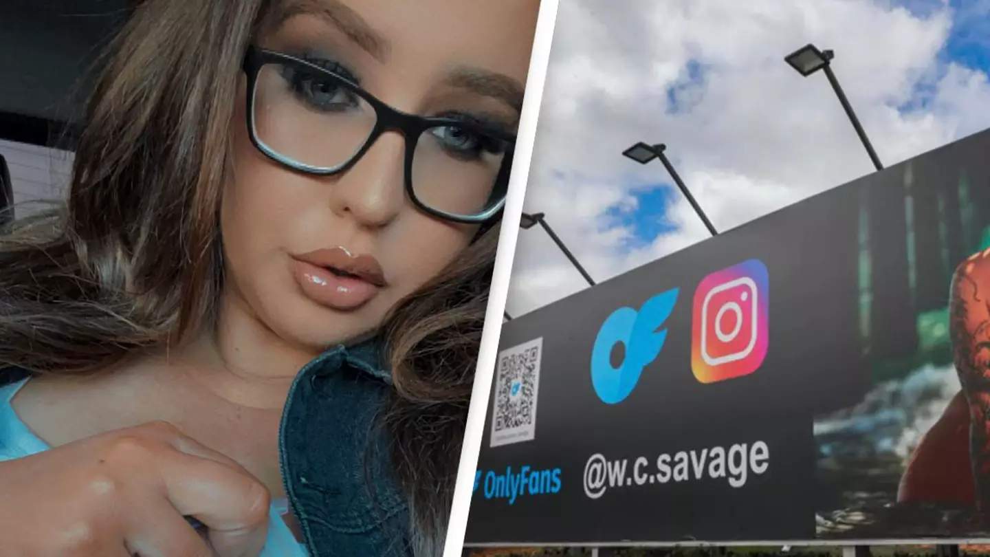 Australian OnlyFans model sparks fury with massive billboard in family suburb to spruik XXX videos