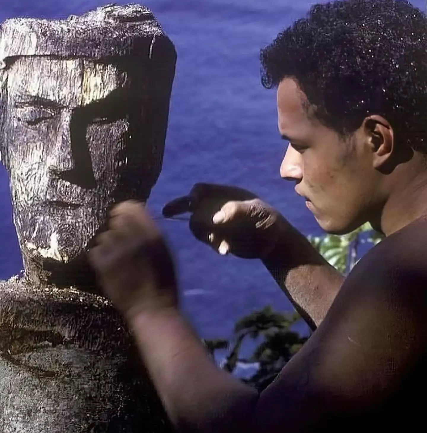 They would pass the time sculpting or crafting musical instruments.