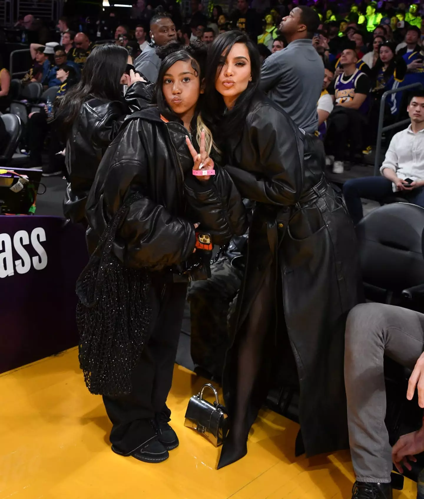 Kim Kardashian and North West (Allen Berezovsky/Getty Images)