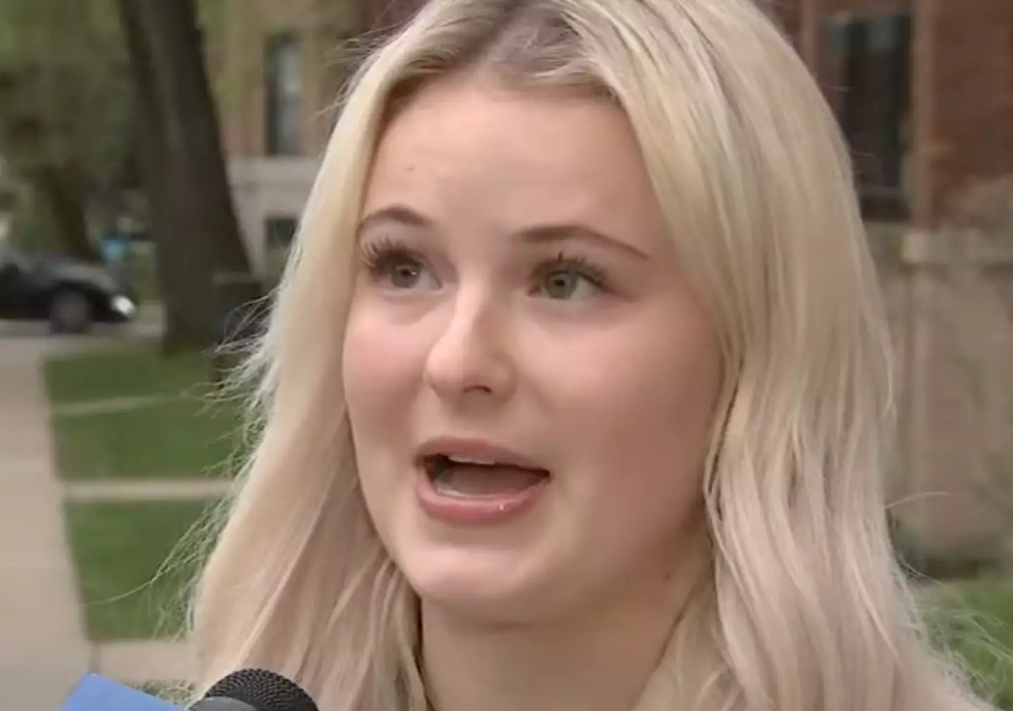 Maddi ended up grabbing the gun from one of the armed robbers (ABC 7 Chicago)