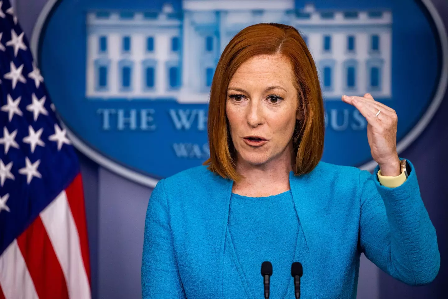 White House press secretary Jen Psaki.