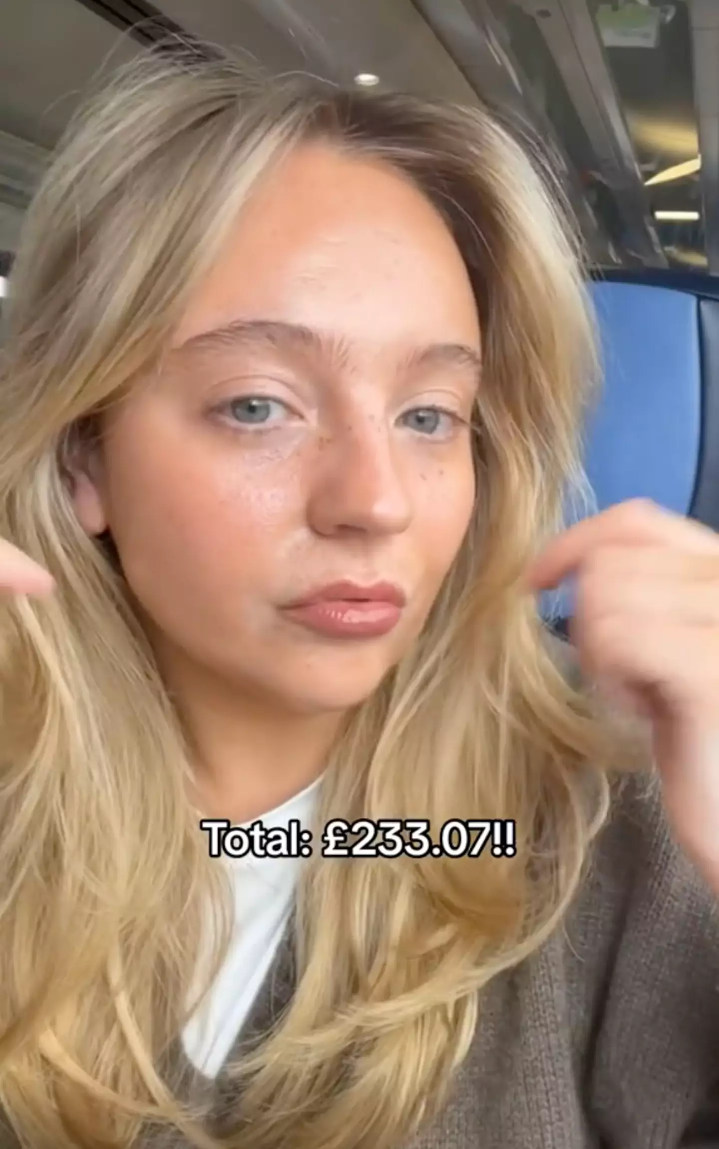She included the total cost of the make-up she was wearing.