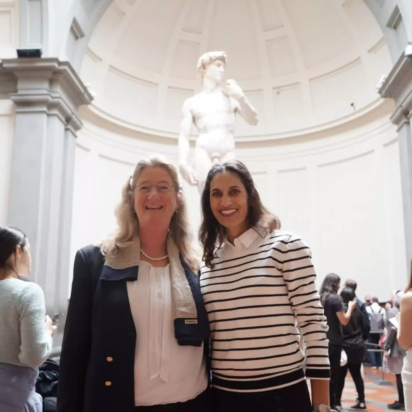 Director Cecilie Hollberg (left) and Hope Carrasquilla (right)
