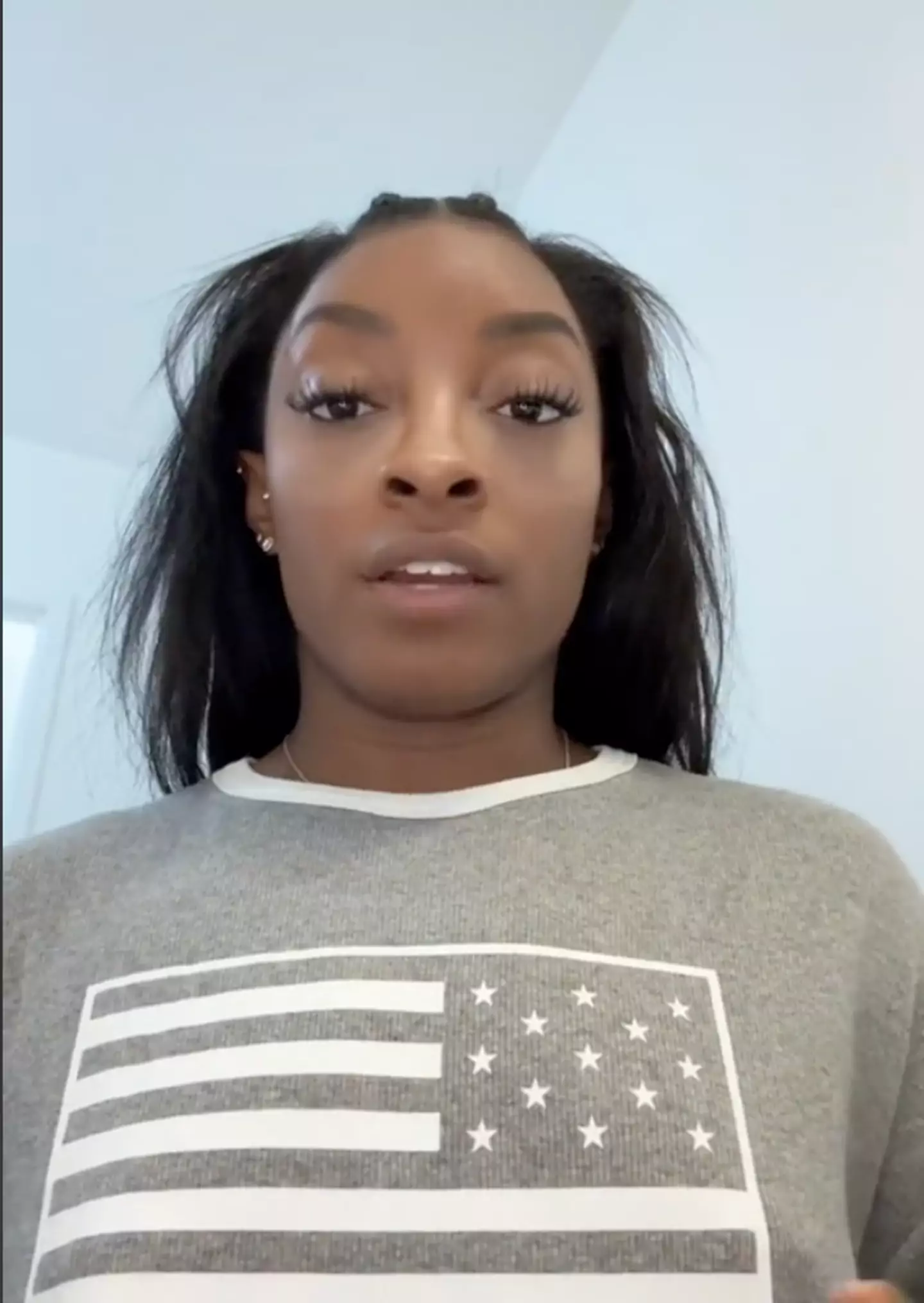 Simone has been praised for talking about her mental health.(Simone Biles)