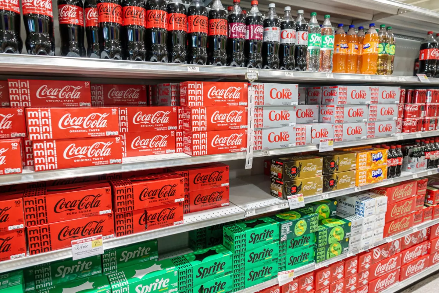 The red packaging certainly stands out on the shelves (Jeffrey Greenberg/Universal Images Group via Getty Images)