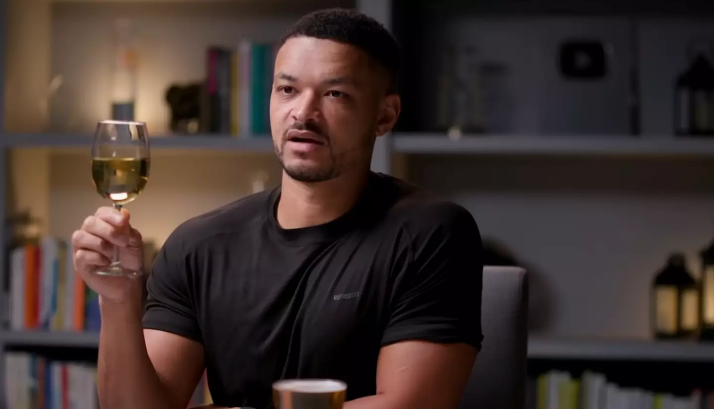 The glass of wine Steven Bartlett is holding likely contains three units of alcohol (The Diary of a CEO Clips / YouTube)