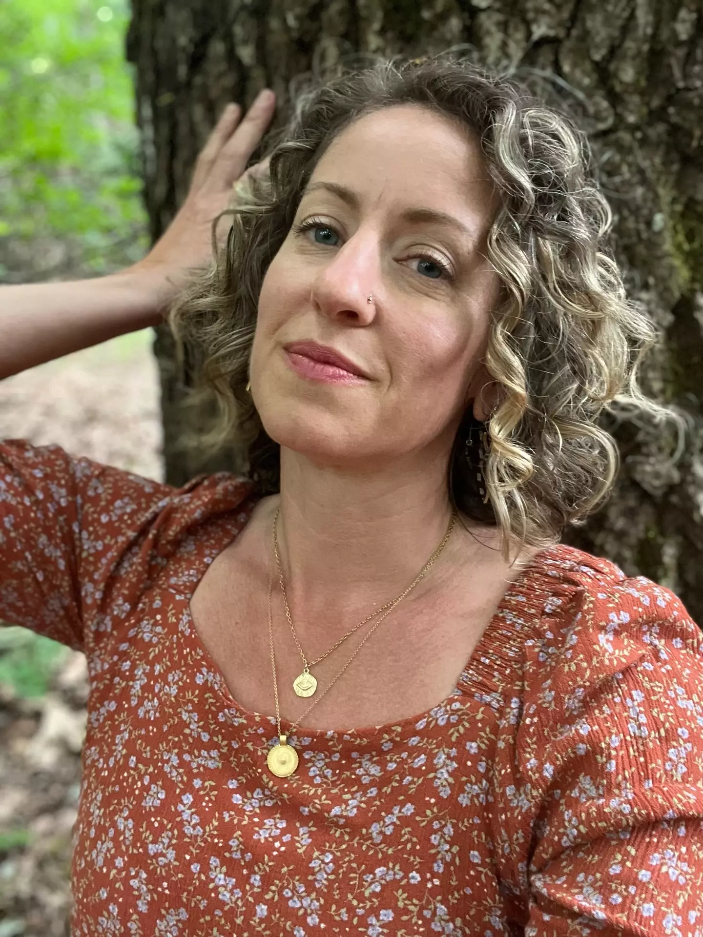 Sonja discovered an 'erotic energy' with the oak tree.